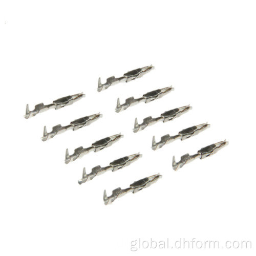 Brass Termnial Stamping OEM Nickel Plated Brass Hardware metal Crimp Terminal Factory